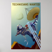  technici wilden Mars werven Poster (Voorkant)