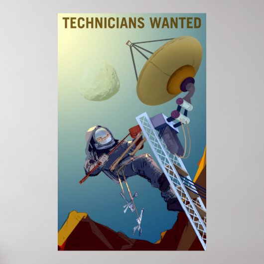 technici wilden Mars werven Poster (Voorkant)