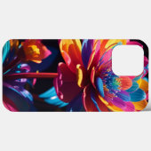 Technicolor Bloem met Neon Hues Case-Mate iPhone Case (Achterkant (horizontaal))