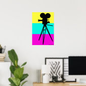 Technicolor Camera Poster (Thuiskantoor)