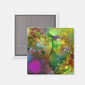 Technicolor dagdromen magneet (Voorkant / Achterkant)