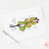 Technicolor Droom! Rechthoekige Sticker (Envelop)