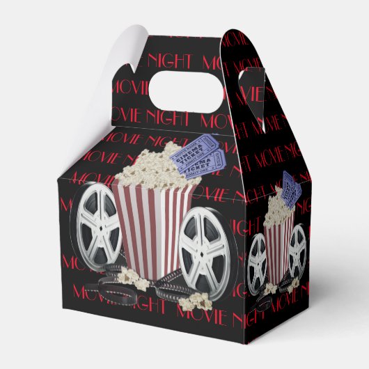 Technicolor film nachtkastje bedankdoosjes (Voorkant Zijde)