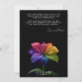 🌈 Technicolor Huwelijksgeloften Kaart (Achterkant)