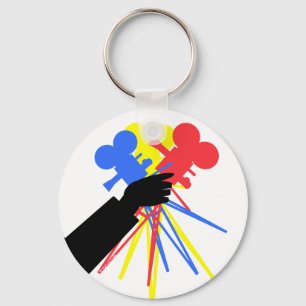Technicolor Love Bouquet Primary Colors Sleutelhanger