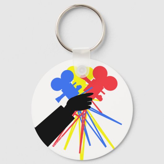 Technicolor Love Bouquet Primary Colors Sleutelhanger (Voorkant)