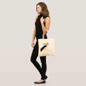 Technicolor Love Bouquet Tote Bag (Voorkant (model))