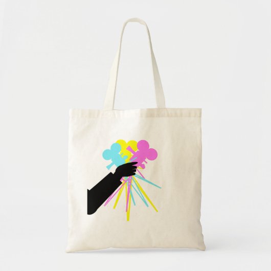 Technicolor Love Bouquet Tote Bag (Voorkant)