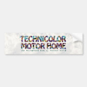 Technicolor Motor Home Bumpersticker (Voorkant)
