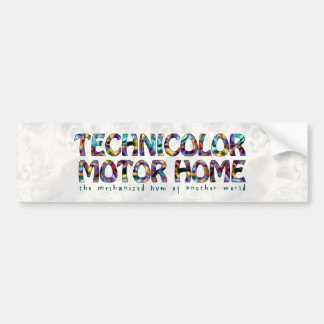 Technicolor Motor Home Bumpersticker