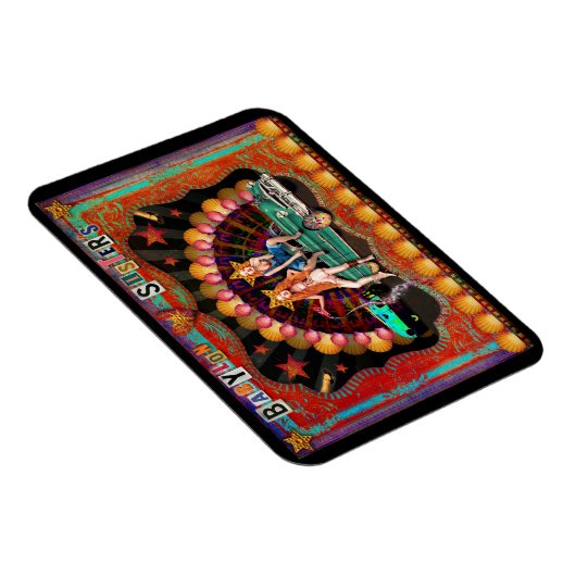 Technicolor Motor Home Fan Magneet (Rechterzijde)