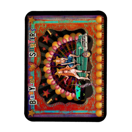 Technicolor Motor Home Fan Magneet (Verticaal)