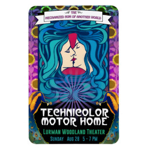 Technicolor Motor Home Woodland Kiss Magneet