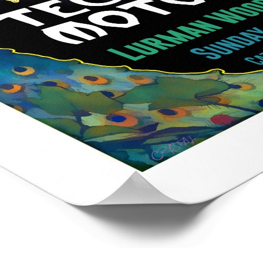 Technicolor Motor Home Woodland Kiss Poster (Hoek)