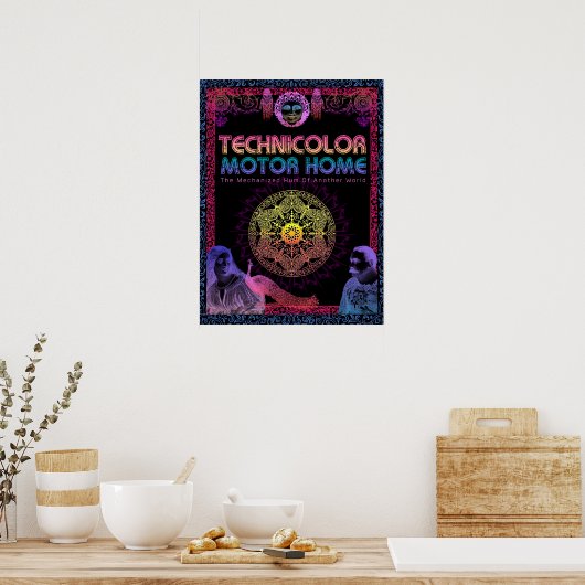 Technicolor Sally's Mandala Poster (Keuken)