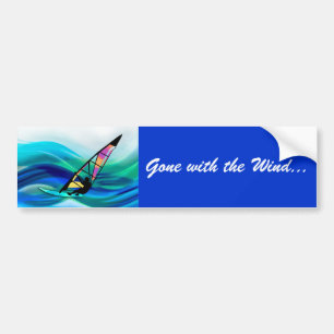 Technicolor Windsurfer Bumpersticker