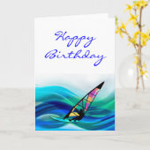 Technicolor Windsurfer Kaart (Gele Bloem)