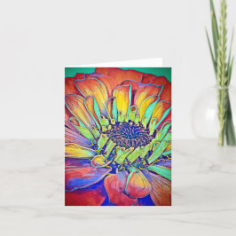 Technicolor Zinnia Kaart