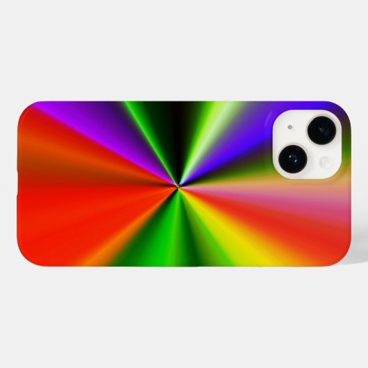 Technicolortunnel Case-Mate iPhone Case (Achterkant (horizontaal))