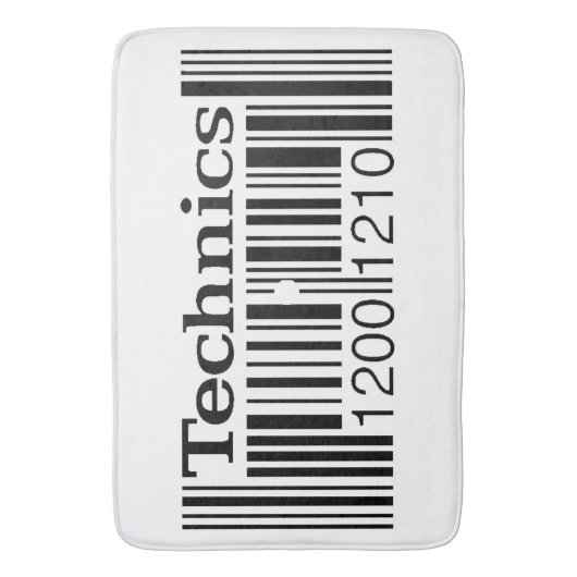 Technics 1200 Art Custom Rug / badmat (Voorkant Verticaal)