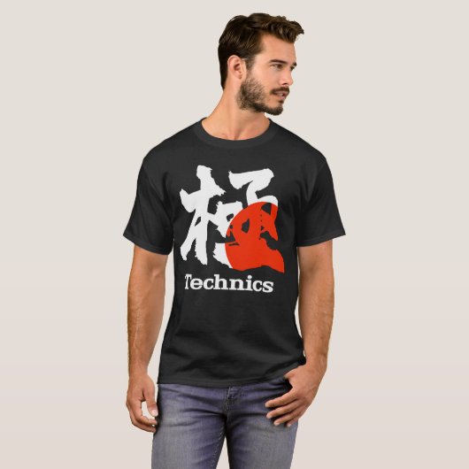 TECHNICS 1200 JAPANS LOGO SHIRT (Voorkant volledig)