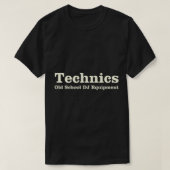 Technics Old School Essential T-Shirt (Design voorkant)