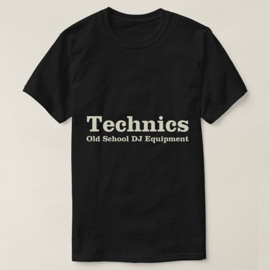 Technics Old School Essential T-Shirt (Design voorkant)