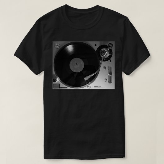 Technics SL-1200GR Platenspeler Art Print T-shirt (Design voorkant)