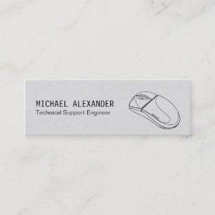 Technicus   Computermuis Mini Visitekaartje