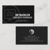 Technicus Computerreparatie Visitekaartje (Voorkant / Achterkant)