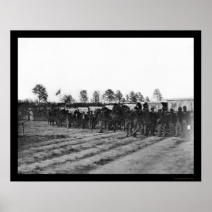 Technicus Corps Ambulance Train 1863 Poster