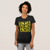 Technicus, Crew van een theatervoorstelling T-shirt (Voorkant volledig)