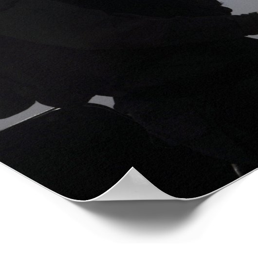 Technicus die een M240-pistool in Irak beheert Poster (Hoek)