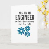 Technicus Funny Gezegde voor technici Kaart (Gele Bloem)