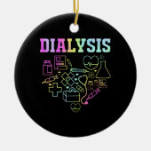 Technicus hemodialyse/nefrologie keramisch ornament (Voorkant)