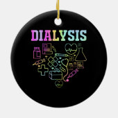 Technicus hemodialyse/nefrologie keramisch ornament (Achterkant)