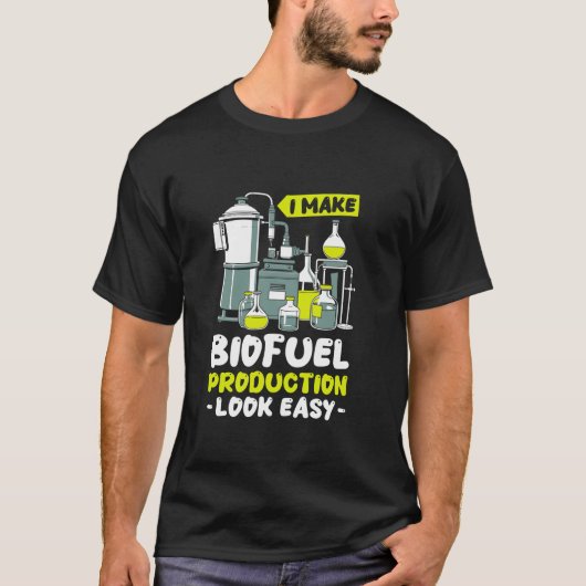 technicus hernieuwbare energie en biodiesel t-shirt (Voorkant)