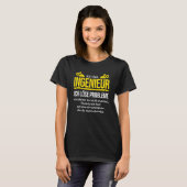 Technicus I Oplossen van problemen Mechanische eng T-shirt (Voorkant volledig)