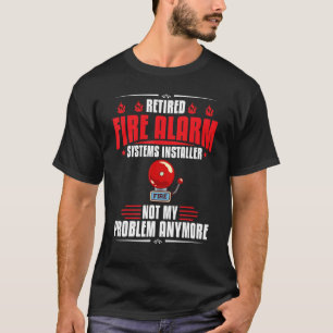 Technicus in huis van technicus voor brandalarm t-shirt