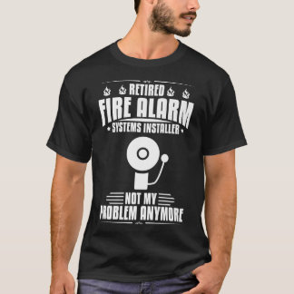 Technicus in huis van technicus voor brandalarm t-shirt