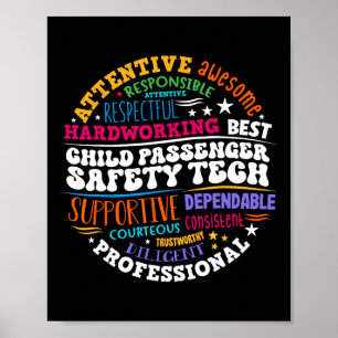 Technicus kinderzitgordel veiligheid poster