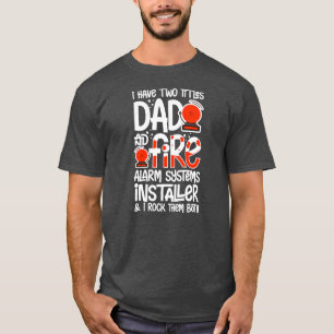 Technicus Mannen brandalarminstallaties T-shirt