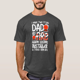 Technicus Mannen brandalarminstallaties T-shirt