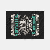 Technicus Mechanical Engineer Fleece Deken (Voorkant (Horizontaal))