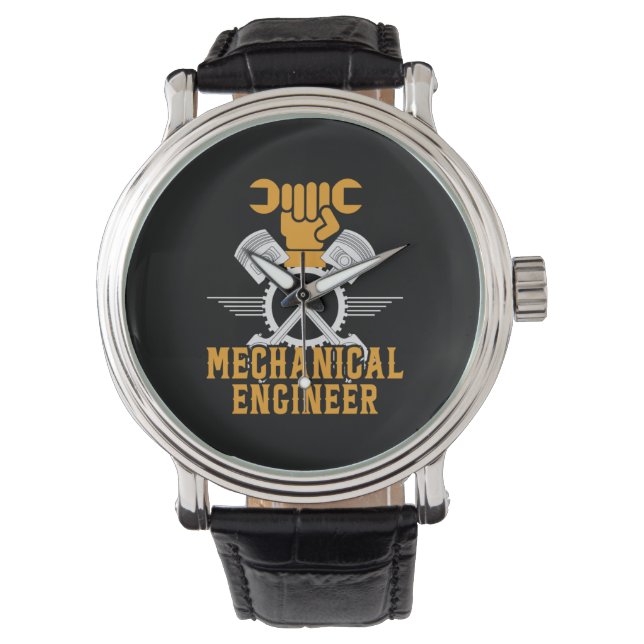 Technicus Mechanical Engineer Horloge (Voorkant)