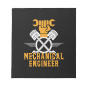 Technicus Mechanical Engineer Notitieblok (Voorkant)