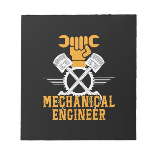 Technicus Mechanical Engineer Notitieblok (Voorkant)