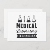 Technicus medisch laboratorium Funny Lab Tech Gift Briefkaart (Voorkant / Achterkant)