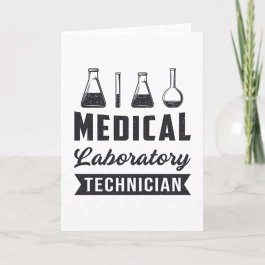 Technicus medisch laboratorium Funny Lab Tech Gift Kaart (Voorkant)