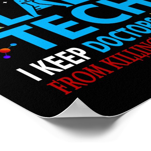 Technicus medisch laboratorium poster (Hoek)